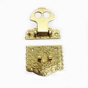 Cerradura antigua joyero de madera especial, accesorios de madera, hebilla de panel, cierre de hebilla de cámara oscura - Product Image 5