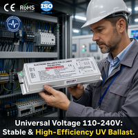 Ballast électronique UVC Tacway 150W pour lampe germicide, stérilisateur d'eau, alimentation électrique pour désinfection AC 110V avec fonction d'alarme