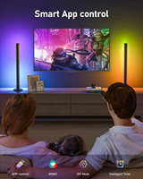 Éclairage d'ambiance intelligent Tuya RGB RGBIC WiFi avec télécommande, alimentation USB, compatible Alexa, pour TV, jeux, bureau, chambre