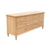 HL512-1 Commodes de luxe en chêne massif français, commodes de chambre à coucher, armoires de salon, buffet pour salon