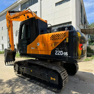 รถขุดตีนตะขาบ220lc-9มือสอง Hyundai 220-9ของแท้22ตันของเกาหลีพร้อมเครื่องยนต์และปั๊ม - Product Image 1