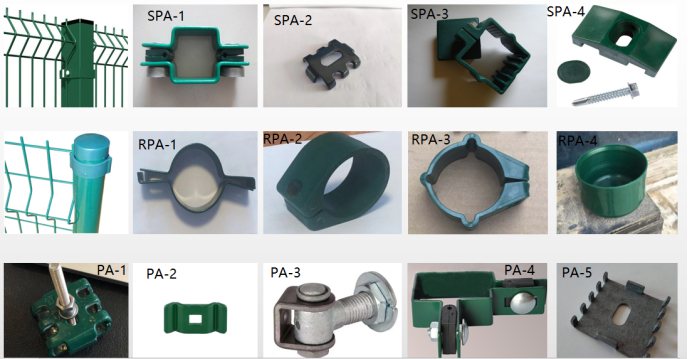 स्टील एंटी क्लाइंब 358 वायर मेष बाड़ लगाना उच्च सुरक्षा 9