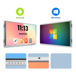 Pantalla Digital Interactiva de 55/65/75/86 Pulgadas, Pizarra Inteligente 4K UHD IFPD, Pizarra Interactiva Inteligente para la Enseñanza Escolar - Product Image 1