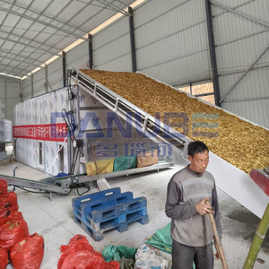 Ligne de production entièrement automatique pour le nettoyage, la découpe et le séchage du gingembre, machine de séchage à bande transporteuse pour tranches de gingembre - Product Image 1