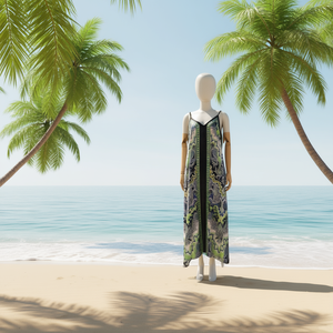 Buonic Copricostume da Spiaggia Estivo da Donna 50x108cm Colori Misti Tunica Casual per Costumi da Bagno Sarong W23054-01 - Product Image 2