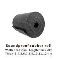 Rutschfeste Fitness-Rollbodenbeläge für Innenräume aus Recycling-EPDM-SBR-Material, Turnhallenboden, Spielplatz-Gummifliesen, Anpassbares Muster-Teppich