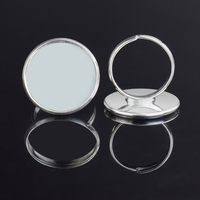 Ringrohlinge für Einlagen, 20mm, für Damen, runde, leere Ringrohlinge für Harz-Edelsteine, Zubehör für die Schmuckherstellung