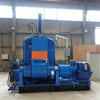 Malaxeur à dispersion Banbury 110L, mélangeur interne pour caoutchouc avec décharge inclinable et vérin hydraulique