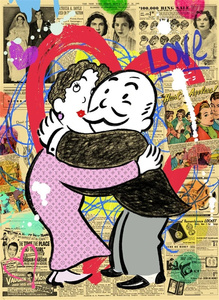 Alec Monopoly The New Street LOVE Series immagine da parete divertente per ufficio soggiorno decorazioni per la casa - Product Image 5