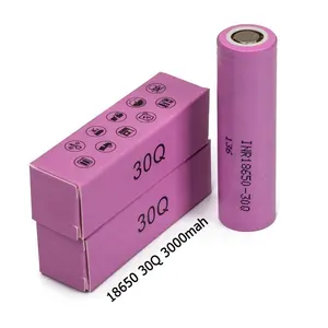 botón 18650 Suppliers-Botón superior INR18650-30Q 15A 3000mAh 18650 batería protegida led linterna Antorcha de la batería