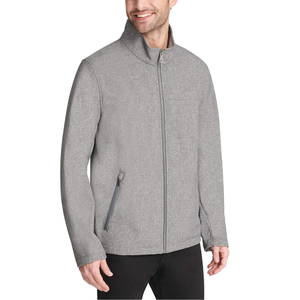 เสื้อแจ็คเก็ตนิรภัยแบบ Softshell คุณภาพสูงสำหรับผู้ชาย ความหนามาตรฐาน กันน้ำ สำหรับฤดูหนาว เหมาะสำหรับกิจกรรมกลางแจ้ง ผ้าแคนวาสย้อมสีพื้น - Product Image 1