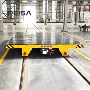 Carrello su Rotaie a Batteria Personalizzabile per la Movimentazione di Lastre d'Acciaio - Product Image 4