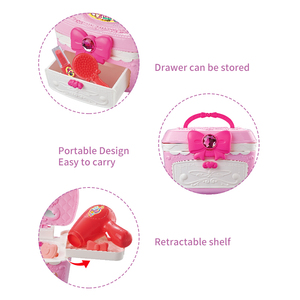 Vendita calda altri giocattoli per il trucco in età prescolare gioco di imitazione con comò di bellezza e kit di gioco per il trucco per Set di bambini da ragazza - Product Image 5