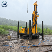 Plateforme de forage hydraulique entièrement automatique pour puits d'eau, équipement de forage rotatif, profondeur de 220m à 450m pour l'irrigation agricole
