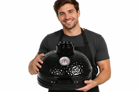 MCD 12 pouces rôtissoire Kamado céramique intérieur charbon de bois sans fumée BBQ Grill avec trois pieds