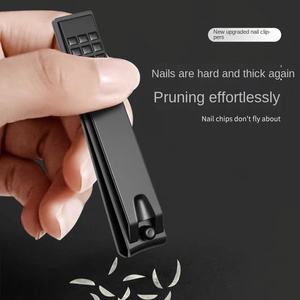 <span class=keywords><strong>Tagliaunghie</strong></span> Professionale in Acciaio Inossidabile Argento, Portatile, con Lama Curva e Piatta, Apertura Larga, Nuovo Design per Neonati - Product Image 2