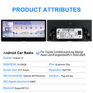 Navihua - Radio con GPS y Carplay para Toyota Corolla / Railing / Lingshang / Asia Lion / Frontlander / Cross <span class=keywords><strong>2019</strong></span>+, Actualización de Sistema Android para Automóvil - Product Image 6