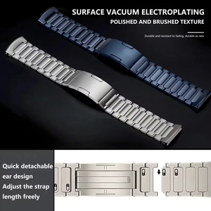 Enjoy Pretty Presione el botón Enlaces fáciles de quitar Correa de reloj de titanio para Huawei Watch 5 Pro /5 Correa de reloj inteligente - Product Image 4