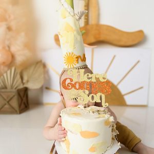 1 Pieza, Adorno para Pastel <span class=keywords><strong>de</strong></span> Baby Shower con la Frase 'Aquí Viene el <span class=keywords><strong>Hijo</strong></span>', Decoraciones Brillantes para Pastel <span class=keywords><strong>de</strong></span> Baby Shower con Temática <span class=keywords><strong>de</strong></span> Sol, Artículos para Fiestas <span class=keywords><strong>de</strong></span> <span class=keywords><strong>Cumpleaños</strong></span> - Product Image 5