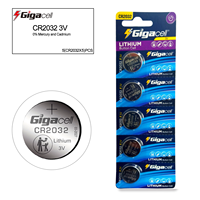 Pile de clé de voiture pour CR2032 3V, pile bouton au lithium idéale pour AirTag, porte-clés, véhicule télécommandé, thermomètre