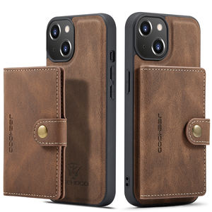 Estuche magnético 2 en <span class=keywords><strong>1</strong></span> para tarjetas de crédito para iPhone 13 /14 Promax/15/15 Pro, para iPhone 11/12 Estuche de cuero desmontable - Product Image 1