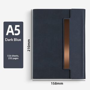 Libreta Promocional Personalizada de Cuero Premium Hecha a Mano con Cierre Magnético, Tapa Blanda y Diseño de Tres Pliegues - Product Image 2