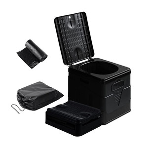 Camping en plein air conduite autonome voiture toilette Portable prévention des odeurs toilette pliante d'urgence en plein air femmes toilettes d'urgence - Product Image 2