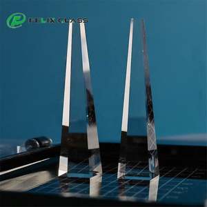 FELIX BK7/K9 Prisma de vidrio con parte superior de 2.4*2.4mm, base de 8*8mm y longitud de 35mm, guía cónica, tubo de luz solar, varilla homogeneizadora para fuentes LED - Product Image 4