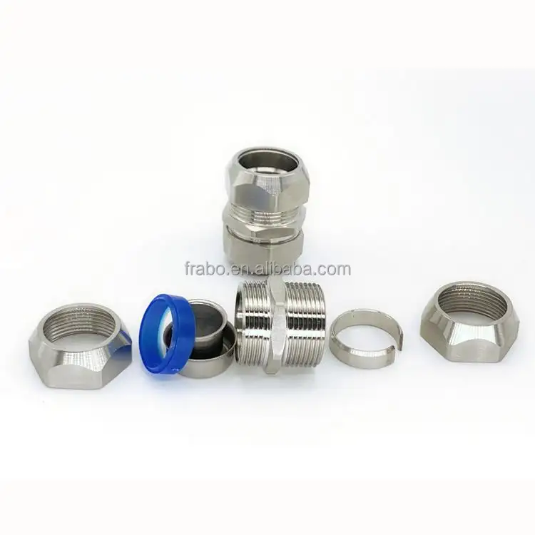 1/2 Inch 1 inch DGJ Connector Flex Conduit to Steel Pipe Stainless Steel Electrical Joint Thread Flexible Conduit Connector
