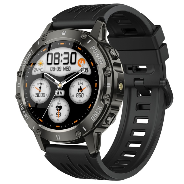 Baiyimei S81 Pro Smartwatch Earphone Real-time Heart Rate Blood Oxygen Health Monitoring Sports Call Silicone Life Waterproof