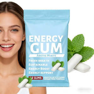 מסטיק אנרגיה בטעם מנטה - מכירה לוהטת! קפאין טבעי להגברת אנרגיה, תומך באנרגיה ובהתמקדות - Product Image 3