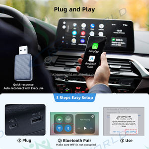 Adaptador 2 en 1 para Convertir Android Auto y CarPlay de Cableado a Inalámbrico, Receptor BT Plug & Play, Conexión Automática, Actualizaciones OTA, USB-A y USB-C - Product Image 4