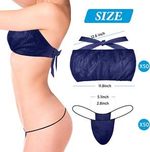 使い捨て不織布ブラポータブル女性ブラジャー使い捨て女性胸カバースパビューティーサロンサウナショップサプライ - Product Image 2