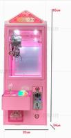 Mini grue moderne 220V Simulateur de jouets cadeaux à pièces Armoire commerciale en métal et plastique pour enfants avec 1 an de garantie