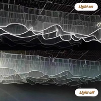 YN Rgb Draperie de plafond pour mariage, bandes lumineuses LED en forme de filet, décoration de mariage, décoration de fête, décoration d'événements