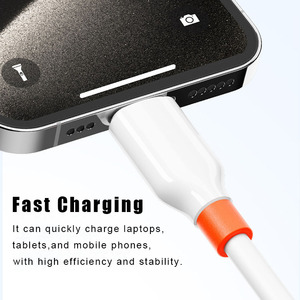 Bền 60W Nhanh Chóng Sạc Silicone USB C Để USB C Cáp USB Loại C Sạc Dây Cho <span class=keywords><strong>iPhone</strong></span> 16 15 Pro Max Samsung Galaxy Huawei - Product Image 4