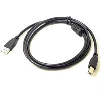 2M niquelado USB2.0 tipo A macho a B macho Cable de datos de impresora AM a BM USB 2,0 Cable de impresora para Escáner de impresora de computadora