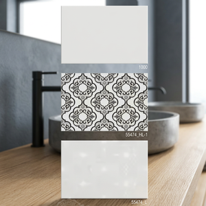 Waterproof Digital Printed Ceramic <b>Wall</b> Tiles 300x450mm Rectified Interlocking Glossy Glazed Finish for Supermarkets - Product Image 4