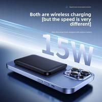 Nouvelle batterie semi-solide anti-explosion et sans flamme, chargeur sans fil magnétique, 5000 mAh, charge rapide 22,5 W