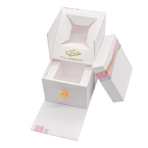 Caja de Regalo Rígida de Cartón Reciclado Ecológico con Logotipo Impreso Personalizado, Grabado en Relieve, Laminación Mate y Recubrimiento UV para Perfumes y Cosméticos - Product Image 2