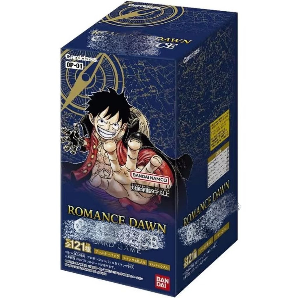 op01 japanese booster box One Piece Romance Dawn OP-01 Savvy Hobbyist LLC A valuable must have card for your collection Transparent Acrylic Japanese Japanese Manga