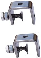 Pince en C pour le travail du bois en acier inoxydable robuste Tiger avec larges ouvertures de mâchoire Clip de câble pour bois en acier mesuré en pouces