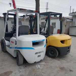 Chariots élévateurs diesel Mitsubishi TCM d'occasion à deux étages 4x4 de 2,5 tonnes, 3 tonnes, 4 tonnes, 5 tonnes, 16 tonnes - Product Image 4