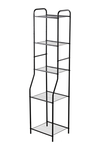 Stainless Steel Floor-to-Ceiling Double Tier Standing Kitchen <b>Towel</b> <b>Storage</b> <b>Rack</b> Waterproof Non-Folding Modern Design - Product Image 4