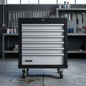 Armarios para Herramientas FERVI, Prácticos, Móviles, Ligeros, Capacidad de 30 kg, 660x455x860 mm - Product Image 3
