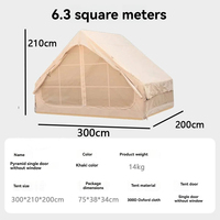 Structure gonflable pyramidale stable et résistante au vent pour le camping en plein air, tente de camping gonflable pyramidale