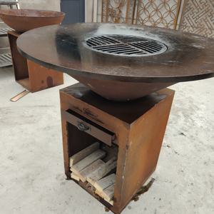 Barbecue au charbon de <span class=keywords><strong>bois</strong></span>/BBQ/<span class=keywords><strong>Plancha</strong></span> / Grill <span class=keywords><strong>en</strong></span> acier corten - Product Image 5