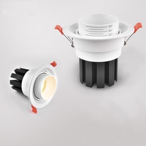 Projecteur de mise au point COB réglable 7W 12W 15W plafonnier LED encastré Spot à Zoom réglable - Product Image 6