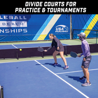 Barrières de pickleball très vendues aux États-Unis et au Canada, lot de 3 - Choisissez le modèle personnalisable ou pré-personnalisé - Diviseurs de terrain pour terrains de pickleball