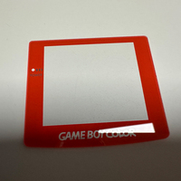 Écran tactile LCD personnalisé en verre Gorilla Glass PMMA PC pour Game Boy, imprimé en soie rouge, jaune, vert, gris, avec fenêtre de contrôle
